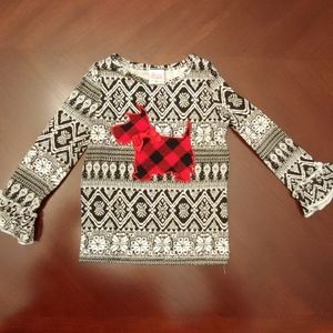 2T Ricrac Scotty tee